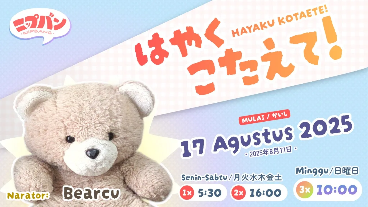 HAYAKU KOTAETE! - Cover